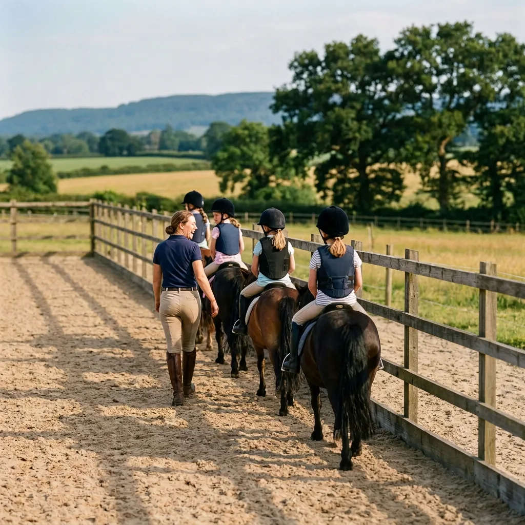 Cours de poney à Chaneins, Ain